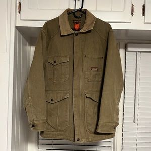 PATAGONIA Men's Iron Forge Hemp Canvas Barn Coat size LARGE UTILITY JACKET
